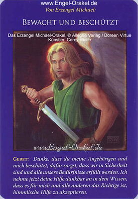 Erzengel Michael Orakel - Bedeutung - Bewacht und Beschützt
